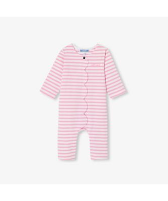 ハートプリント足なしロンパース A00E901 | PETIT BATEAU