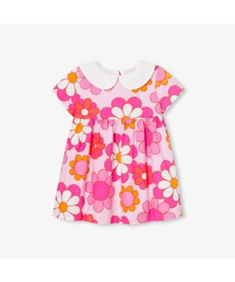 JACADI (Baby & Kids)/ジャカディ ピーターパンカラー半袖ワンピース 2042458 ホワイト/マルチカラー ベビー用ワンピース【三越伊勢丹/公式】