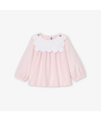 JACADI (Baby & Kids)/ジャカディ スカラップデザイン長袖ブラウス 2042468 キャンディピンク ベビー用トップス【三越伊勢丹/公式】