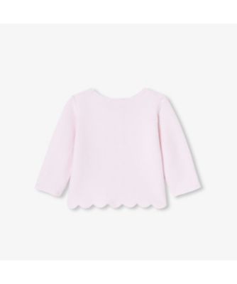 スカラップ裾ニットカーディガン 2042495 | JACADI