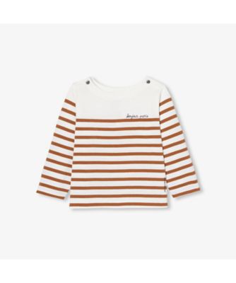 JACADI (Baby & Kids)/ジャカディ セーラーストライプTシャツ 2042678 ホワイト/ベージュ ベビー用トップス【三越伊勢丹/公式】