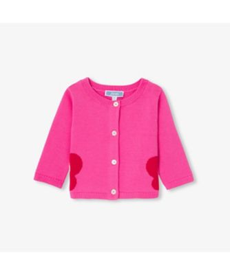 ＜JACADI (Baby&Kids)＞フラワーデザインカーディガン　２０４２７０２