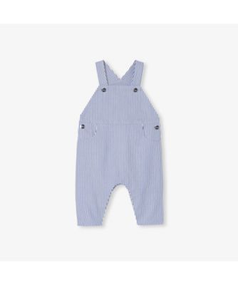 ＜JACADI (Baby&Kids)＞ストライプツイルサロペット　２０４２７１５