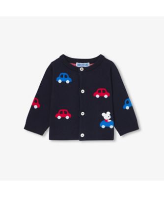 JACADI (Baby & Kids)/ジャカディ モチーフ入りニットカーディガン 2042718 ネイビー/マルチカラー ベビー用トップス【三越伊勢丹/公式】