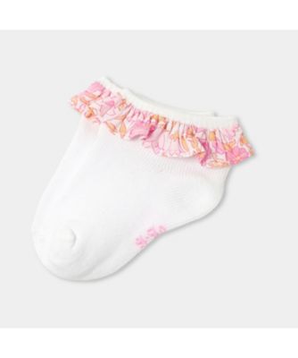 ＜JACADI (Baby&Kids)＞リバティプリントフリルソックス　２０４３０８８