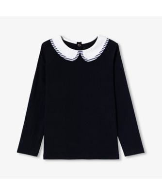 ＜JACADI (Baby&Kids)＞ストライプ長袖Ｔシャツ　２０４３１３４