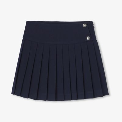 ＜JACADI (Baby&Kids)＞飾りボタン付きプリーツスカート　２０４３１６９