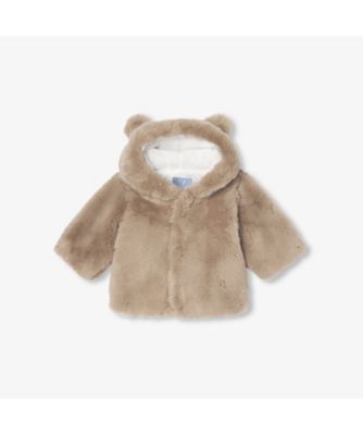 ＜JACADI (Baby&Kids)＞クマ耳付きコート　２０４３２５１
