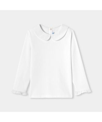 ＜JACADI (Baby&Kids)＞フリル付き長袖Ｔシャツ　２０４３４８５