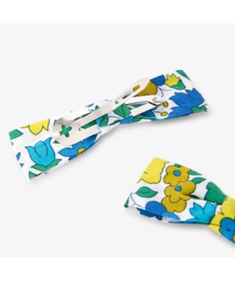 リバティプリントヘアクリップ2個セット 2043710 | JACADI