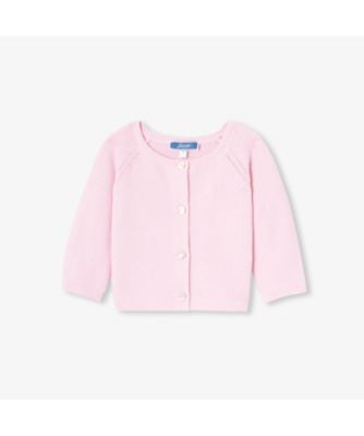新品未使用　BABY バーガンディカーディガン ガーター編みカーディガン 2044412 | JACADI (Baby&Kids