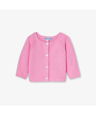 ガーター編み カーディガン LACOSTE（ラコステ） カーディガン ガーター編み ウールVネック