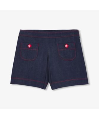 ＜JACADI (Baby&Kids)＞デニムキュロットスカート　２０４４５６９