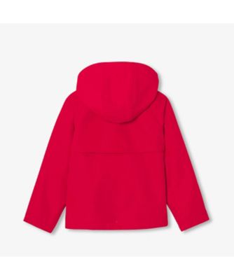 Potechino 半袖長袖2way 立体お花モチーフ 赤 ナイロン ジャケット ショートトレンチコート 2044571 | JACADI (Baby&Kids