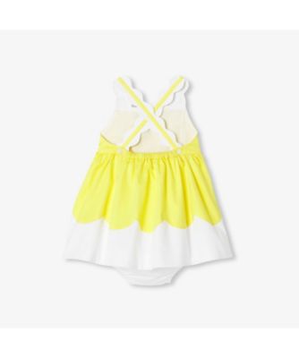 スカラップストラップワンピース 2045664 | JACADI (Baby&Kids