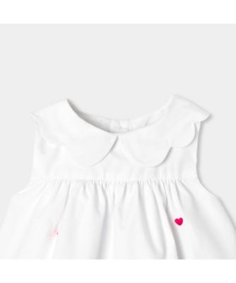 fuu ☆jacadi☆ハートデザインワンピース　6a ハート刺しゅう入りワンピース 2045685 | JACADI (Baby&Kids