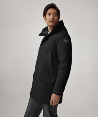 ≪送料無料≫ダウンパーカー Ｌａｎｇｆｏｒｄ Ｐａｒｋａ Ｂｌａｃｋ Ｌａｂｅｌ ２０５２ＭＢ | CANADA GOOSE (Men)/カナダグース  | 三越伊勢丹オンラインストア・通販【公式】