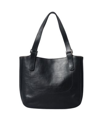 ヒロフ ロゴ型押し 牛革 定番 トートバッグ レディース　ダークブルー A4可 ヒロフ ロゴ型押し 牛革 定番 トートバッグ レディース ダーク