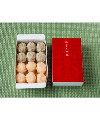 ＜日本橋 小洞天＞ミニ２種１２個入り（ミニポーク×６、ミニエビ×６）
