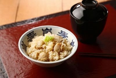 姫ほたて炊き込みご飯のぐ