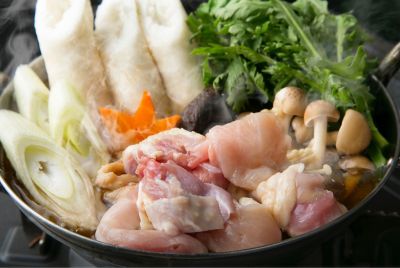 ＜築地　鳥藤＞絶品スープを最後まで味わう！比内地鶏きりたんぽ鍋セット　煮込み麺付き