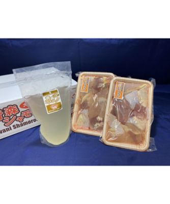 青森県(フード)/アオモリケン(フード) <大鰐振興>青森シャモロック 水炊きセット