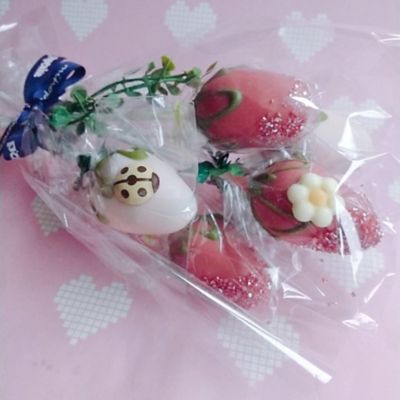 いちごのブーケ