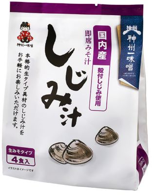 ＜あぶまた味噌＞＜神州一味噌＞国産しじみ汁　２個セット