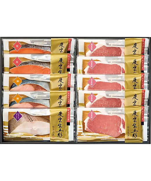 [お中元][送料無料]レンジで魚と肉の柚香西京漬詰合せ[三越伊勢丹/公式]