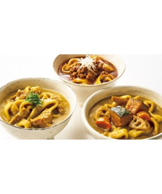 ｂ０４９０２３ ｉｄ４７ 信玄 ほうとう風カレーうどん３種詰合せ その他うどん そば の通販 丸井今井オンラインストア