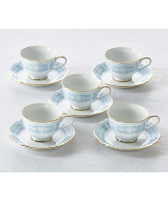 ６４７３２３ ノリタケ レースウッドゴールド ティー コーヒー碗皿５客 ノリタケ の通販 三越オンラインストア