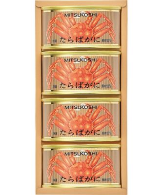 最終価格☆三越たらばがに 缶詰 Mitsukoshi - メルカリ