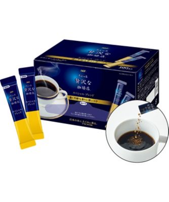 ａ２５１６２３ ａｇｆ ちょっと贅沢な珈琲店インスタントコーヒー スティック １００本 送料有料 コーヒー の通販 伊勢丹オンラインストア