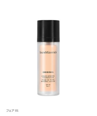 ベアミネラル（bareminerals） オリジナル　リキッド　ミネラル　ファンデーション（ＳＰＦ２０・ＰＡ＋＋） 通販 |  【meeco（ミーコ）】三越伊勢丹ブランドコスメ・デパコス・化粧品の通販