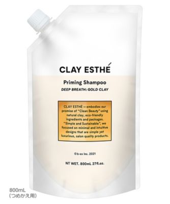 クレイエステ プライミングシャンプー ゴールドクレイ クレイエステ Clay Esthe の通販 Meeco 三越伊勢丹オンラインストア