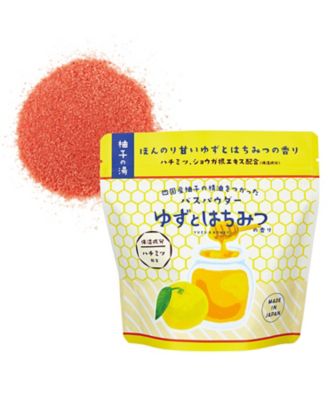 ゆず バスパウダーｌ ゆずとはちみつ ゆず Meeco Variety 三越伊勢丹化粧品オンラインストア