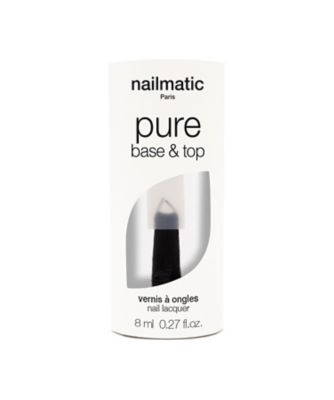2in1、爪を守り美しく仕上げるセルフネイルの必需品 ＜nailmatic＞のBASE＆TOPは、セルフネイルのベース作りと仕上げを1本で完結できます。 最初に薄く塗ることで自爪を保護し、カラーが綺麗