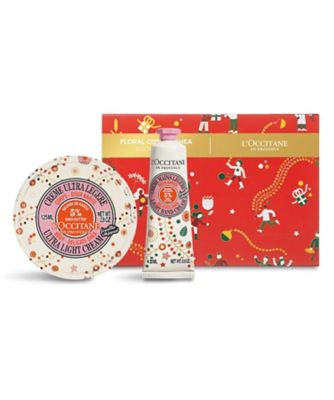 L'OCCITANE フローラルコットン スノーシア ボディ＆ハンド（限定品）