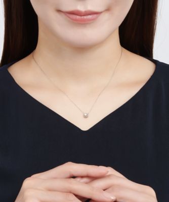 Ｐｔダイヤモンドネックレス　２１２２４－２１１１０００８０