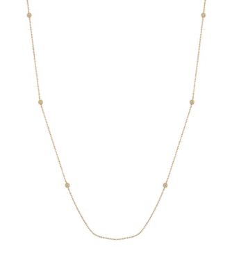 ＜festaria bijou SOPHIA (Women)＞Ｋ１８ＹＧ　ダイヤモンド　ネックレス