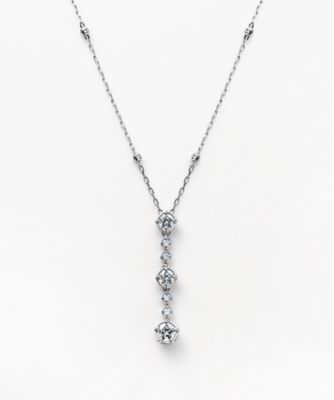 SELECT JEWELRY 星 スター オパール サファイア ルビー ダイヤモンド ネックレス K18YG レディース