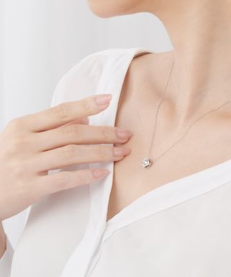 Ｐｔダイヤモンド　サファイア　ネックレス