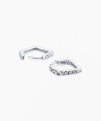 Ｐｔダイヤモンド　ピアス