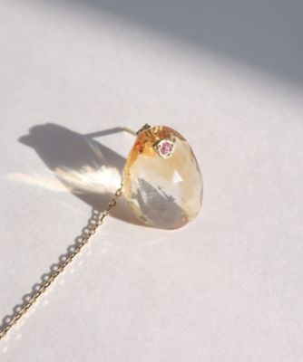 MONAKA jewellery (Women)/モナカ Ｆｌａｔ　Ｐｉｅｒｃｅｄ　Ｅａｒｒｉｎｇ　－　Ｃｉｔｒｉｎｅ　－　※シングル　２１７４７＿１３ＰＥ０８－０１０７９