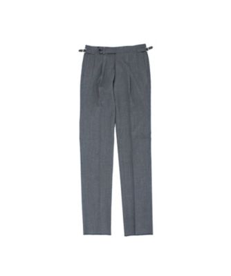 極美品　RING JACKET スラックス グレー タグ付き キャバルリーツイル ミディアムグレースラックス RT076F21B