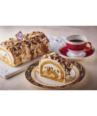 キャラメルロールケーキ