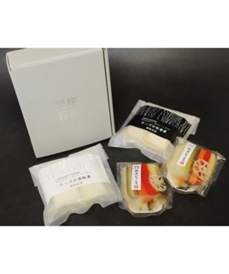 チーズ味噌漬・酒粕漬とピクルスのセット