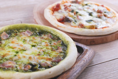 ＜ファイブミニッツ・ミーツ＞２種のピザ