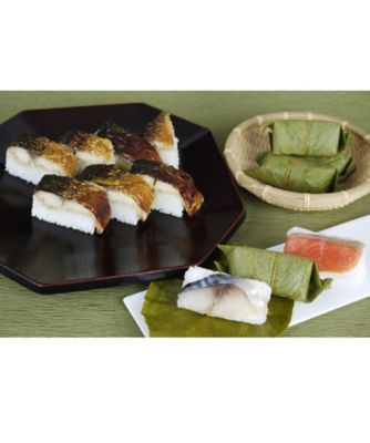 冷凍　フード・食品　柿の葉ずし（鯖・鮭）と柚庵焼鯖ずし　三越伊勢丹オンラインストア・通販【公式】