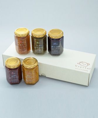 ＜ベジたる＞国産果物のクラシカルジャム５種類セット